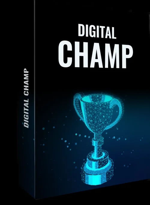 Kurscover Digital Champ zum Aufbau und Verkauf digitaler Produkte