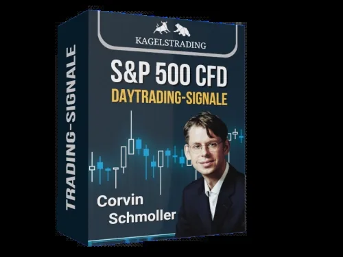Produktabbildung der S&P 500 CFD Daytrading-Signale von Corvin Schmoller