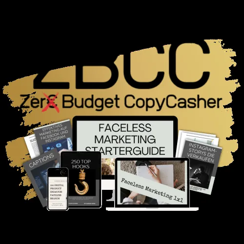 Produktbild Zero Budget CopyCasher mit Vorlagen und Lernmaterial fuer einen Online-Business-Einstieg